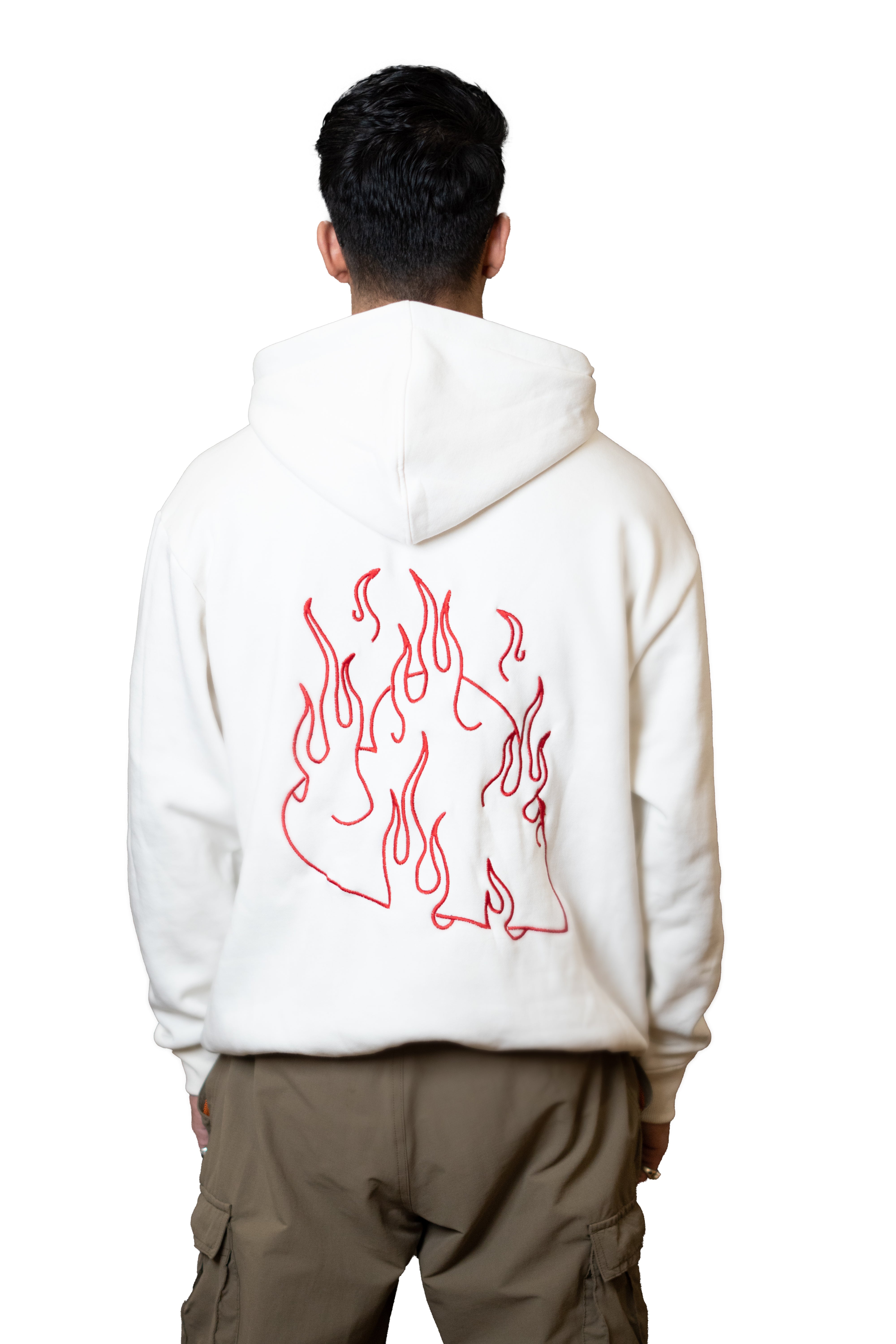 Off White Burning Heart Hoodie