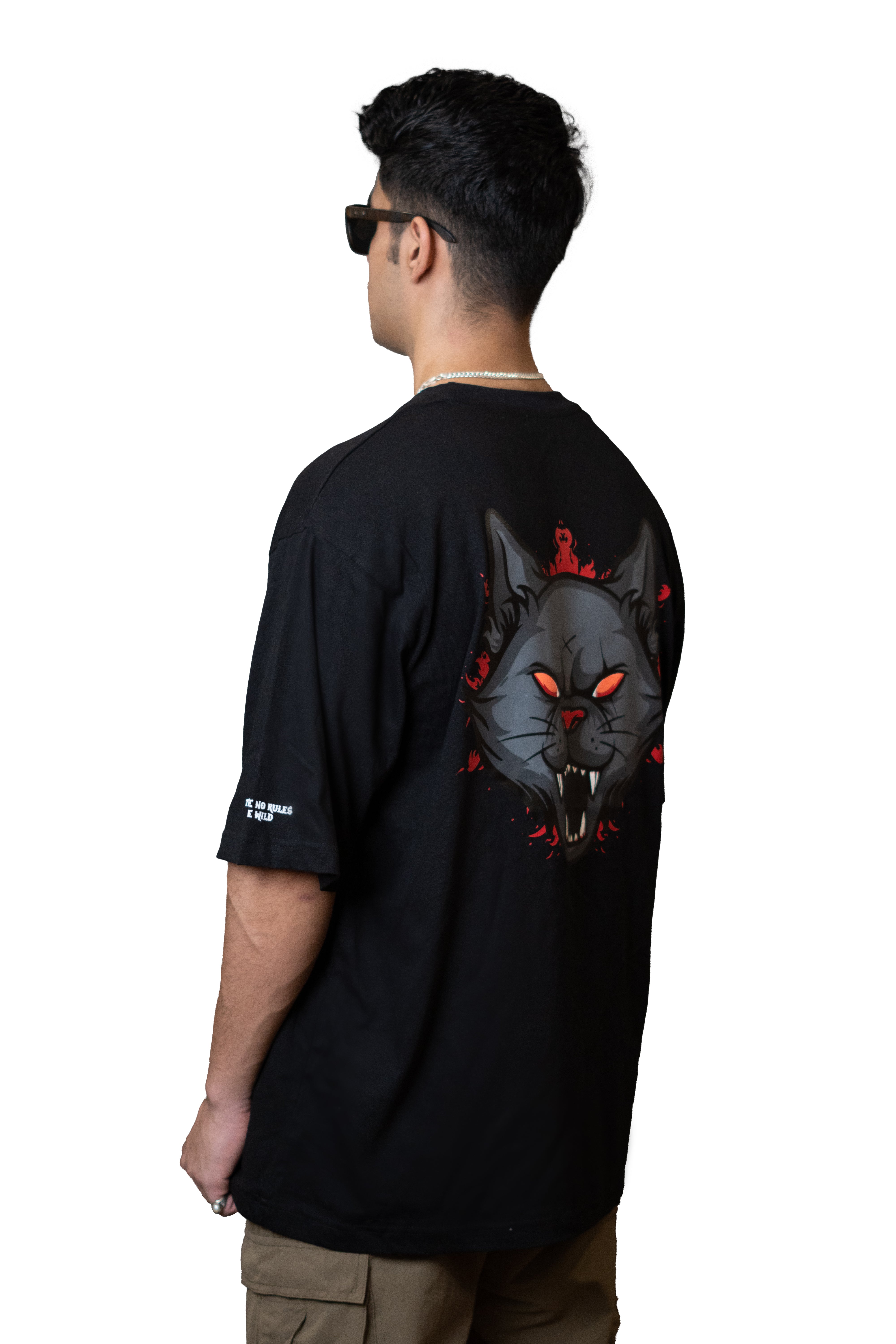 Black Wild Wolf Tee