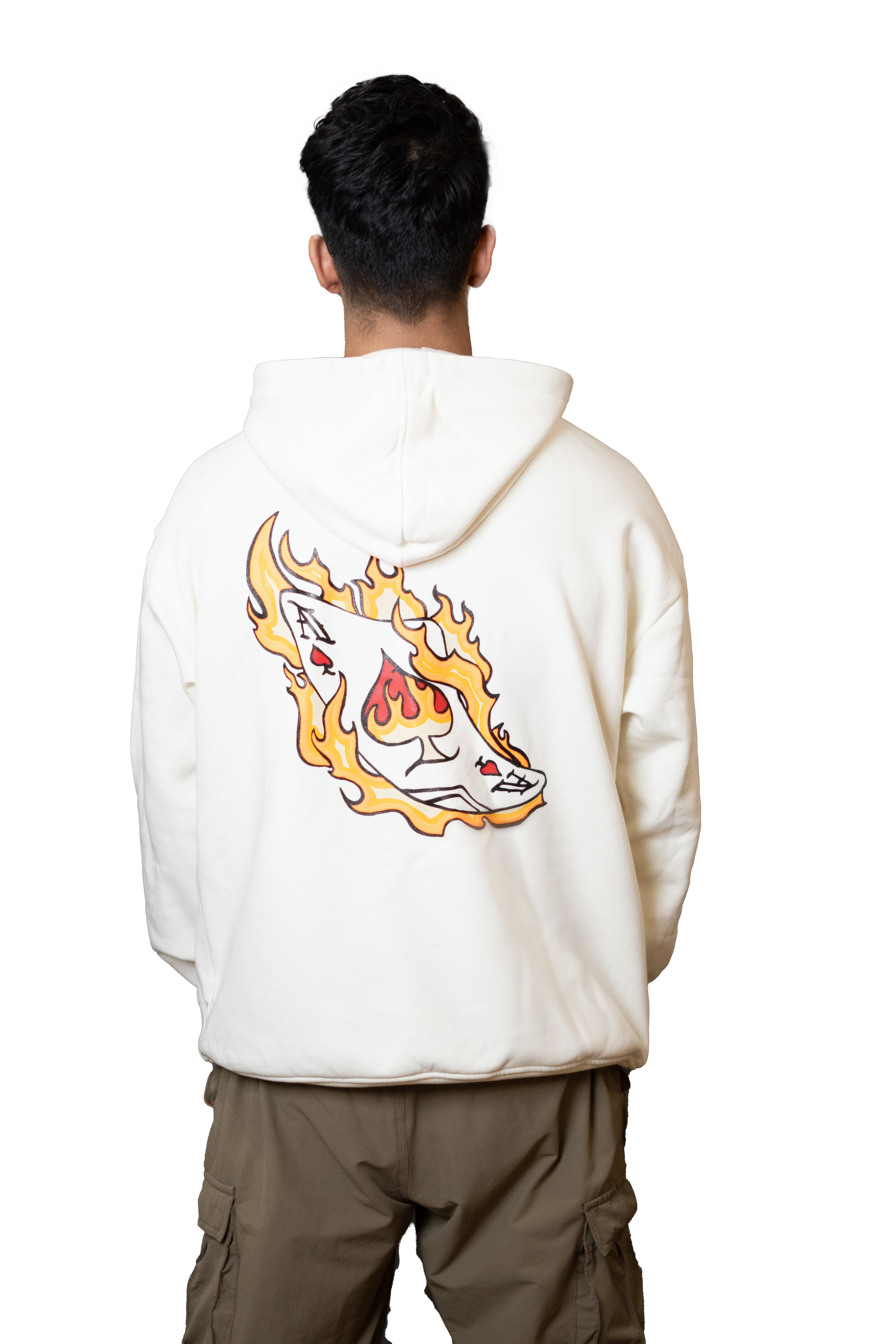 Flaming Ace Hoodie