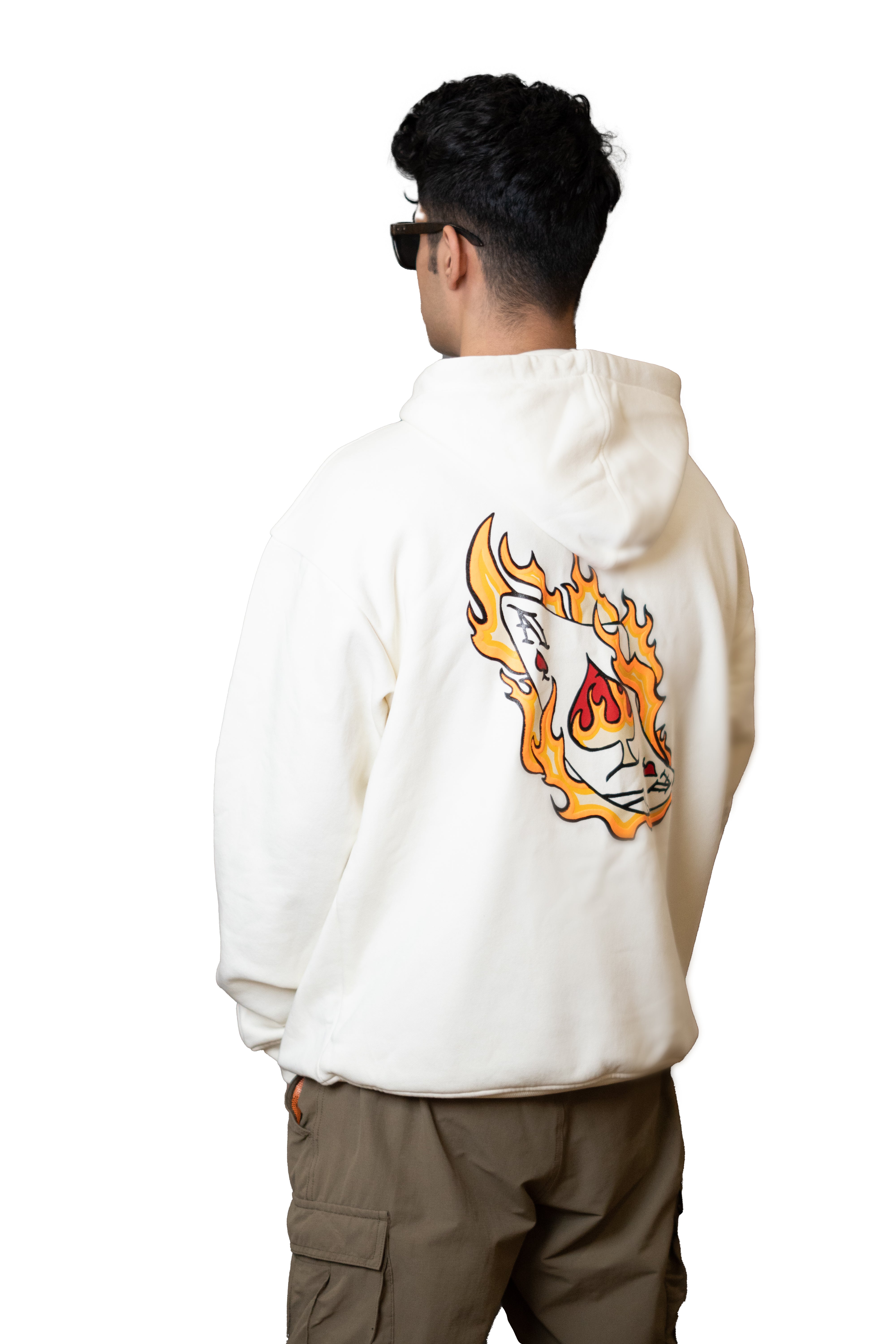 Flaming Ace Hoodie